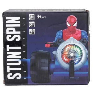 موتور آکروبات باز چراغدار طرح مرد عنکبوتی