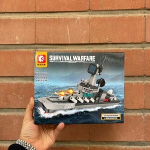 لگو ناو جنگی سیمبوبلاک طرح SEMBO BLOCK 200pcs