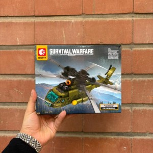 لگو هلیکوپتر جنگی سیمبوبلاک طرح 153pcs SEMBO BLOCK