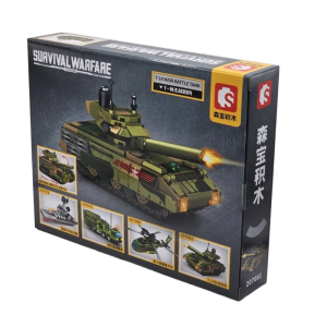 لگو تانک جنگی سیمبوبلاک طرح SEMBO BLOCK 244PCS