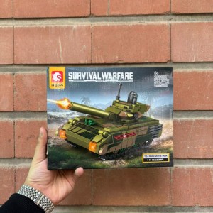 لگو تانک جنگی سیمبوبلاک طرح SEMBO BLOCK 244PCS