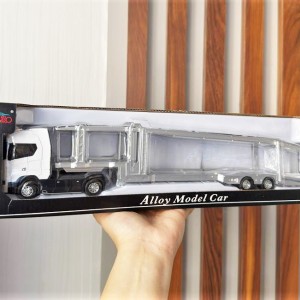 ماشین فلزی کامیون اسکانیا حمل خودرو