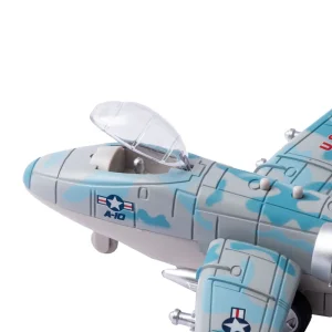 هواپیما فلزی مدل جنگنده تاندربولت موزیکال