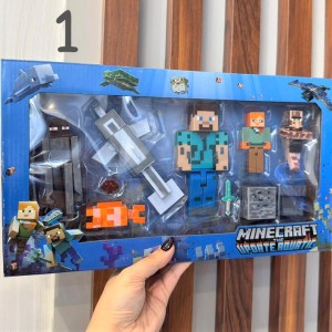 فیگور بزرگ ماینکرافت ( طرح زیر دریا ) مجموعه 9 عددی