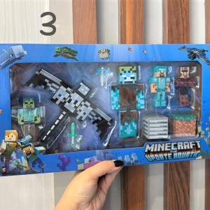 فیگور بزرگ ماینکرافت ( طرح زیر دریا ) مجموعه 9 عددی