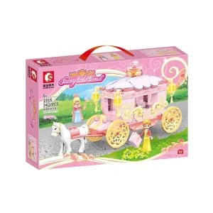 ساختنی 342 تکه سیمبوبلاک مدل اسب و کالسکه