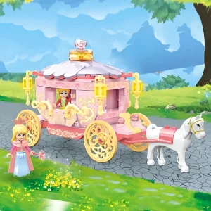 ساختنی 342 تکه سیمبوبلاک مدل اسب و کالسکه