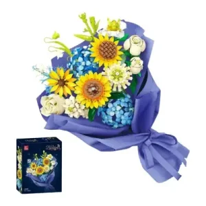 لگو دسته گل تزئینی LEGO Bouquet مدل JIE STAR 9196