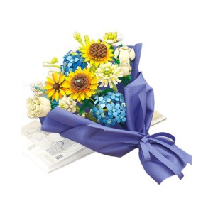 لگو دسته گل تزئینی LEGO Bouquet مدل JIE STAR 9196