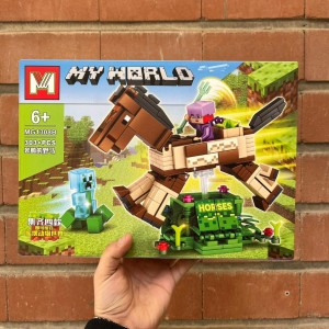 لگو ماینکرافت MY WORLD اسب 303 قطعه ای کد 1308B