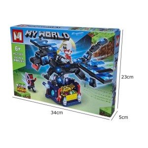 لگو MY WORLD ماینکرافت اژدها 309 قطعه ای کد 1308D