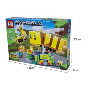 لگو MY WORLDماینکرافت زنبور 322 قطعه ای کد 1308A