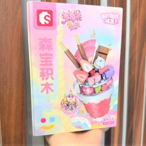 ساختنی 190 تکه سیمبو بلاک مدل شیک توت فرنگی کد 615063