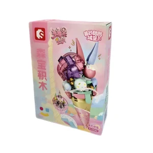 ساختنی 187 تکه سیمبو بلاک مدل بستنی قیفی کد 615065