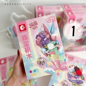 ساختنی 190 تکه سیمبو بلاک مدل شیک توت فرنگی کد 615063