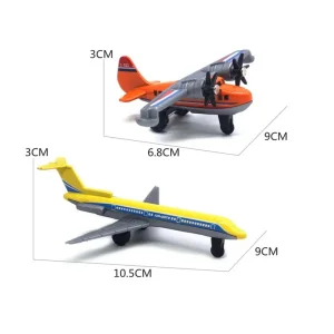 ست ماکت هواپیما فلزی بسته 6عددی