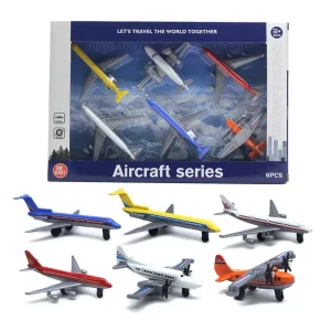 ست ماکت هواپیما فلزی بسته 6عددی