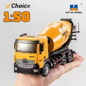 ماکت فلزی  کامیون راهسازی میکسر هوینا HUINA MIXER TRUCK