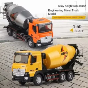 ماکت فلزی  کامیون راهسازی میکسر هوینا HUINA MIXER TRUCK