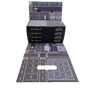 ست پارکینگ ماشین بازی مدل کانتینر 4 طبقه 24 عددی فلزی