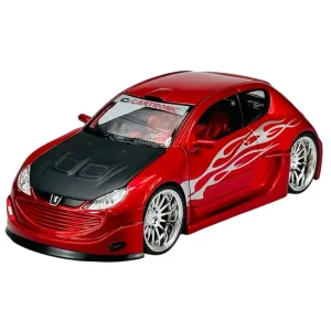 ماشین بازی مدل 206 تیونینگ شده فلزی برند ویلی