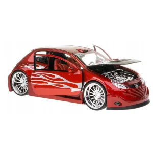 ماشین بازی مدل 206 تیونینگ شده فلزی برند ویلی