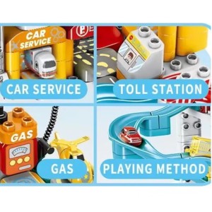 لگو  پارکینگ طبقاتی بزرگ با ماشین 2 کاره 16003