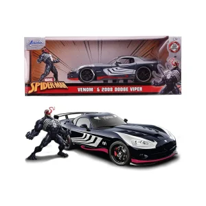ماشین فلزی جادا مدل دوج Viper به همراه فیگور ونوم فلزی