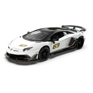 ماکت فلزی LAMBORDHINI AVENTADOR SVJ سایز 1 به 24 موزیکال MSZ