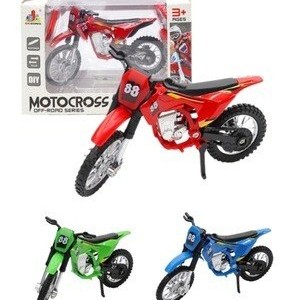 موتور سیکلت مدل کراس  با لاستیک زاپاس و پیچ گوشتی مقیاس 1:18 Genel Markalar