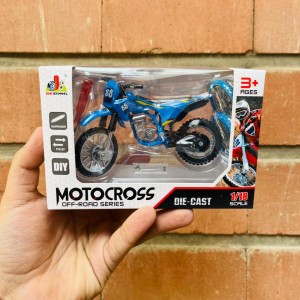 موتور سیکلت مدل کراس  با لاستیک زاپاس و پیچ گوشتی مقیاس 1:18 Genel Markalar