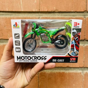 موتور سیکلت مدل کراس  با لاستیک زاپاس و پیچ گوشتی مقیاس 1:18 Genel Markalar