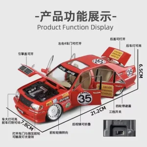 ماشین فلزی 1 به 24 مدل مرسدس بنز w140