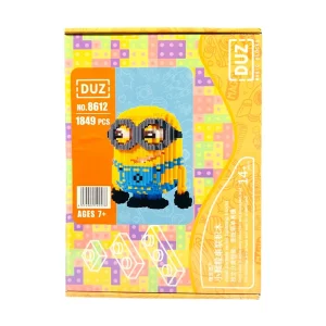 ساختنی بریکس 1849 تکه مدل مینیون طرح باب کد NO.8612