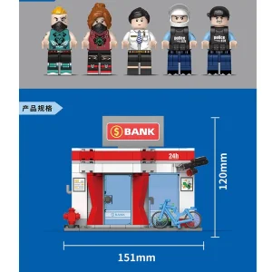 لگو ساختنی دکول مدل نبرد دفاع از بانک کد 78006