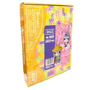 ساختنی  بریکس 3422 تکه مدل خرگوش 2 عددی کد NO.9038