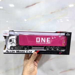 ماکت تریلی کانتین بنز آکتروس تمام فلزی موزیکال