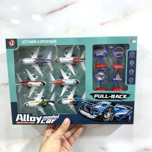 ست فلزی هواپیما ۶ عددی با علائم