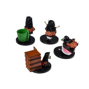 فیگور مدل شیطان کش طرح نزوکو مجموعه 5 عددی