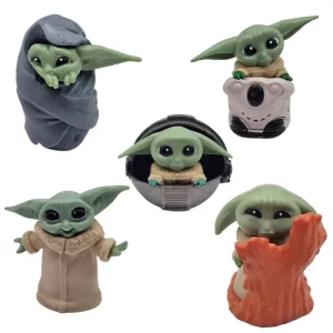 فیگور مدل بیبی یودا و دوستان مجموعه 5 عددی