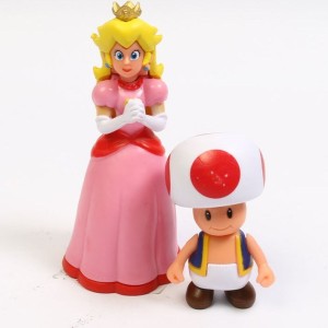 فیگور طرح ماریو قارچ خور بسته 6 عددی