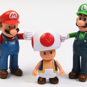 فیگور طرح ماریو قارچ خور بسته 6 عددی