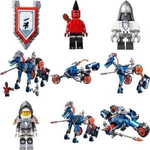لگو ساختنی nexo knight مدل شوالیه با اسب مکانیکی تبدیل شونده کد 10485