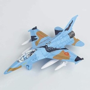 هواپیما فلزی موزیکال مدل جنگی F16 خارجی