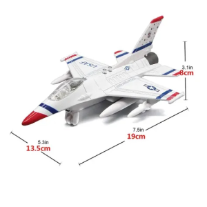 هواپیما اسباب بازی موزیکال مدل جنگی F16