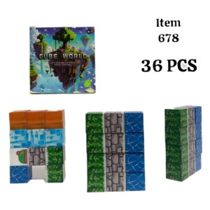 لگو مگنتی ماینکرافت Minecraft ـ 36 قطعه با کیفیت و چسبندگی بالا
