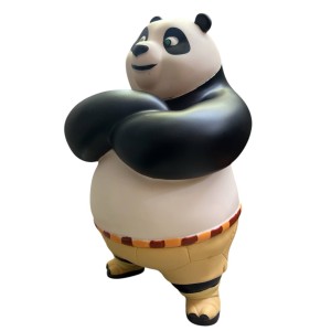 فیگور قلک پاندا کونگ فو کار Kung Fu Panda مدل 30cm