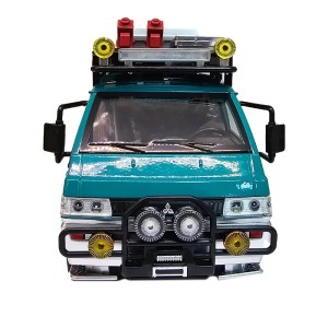 ماکت ماشین میتسوبیشی کمپینگ 1 به 24 با لوازم برند چی می