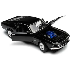 ماکت ماشین فلزی فورد موستانگ ویلی Welly مدل Ford Mustang Boss 429 1969 1:24