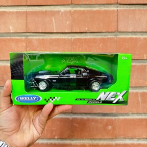 ماکت ماشین فلزی ویلی Welly مدل Ford Mustang Boss 429 1969 1:24